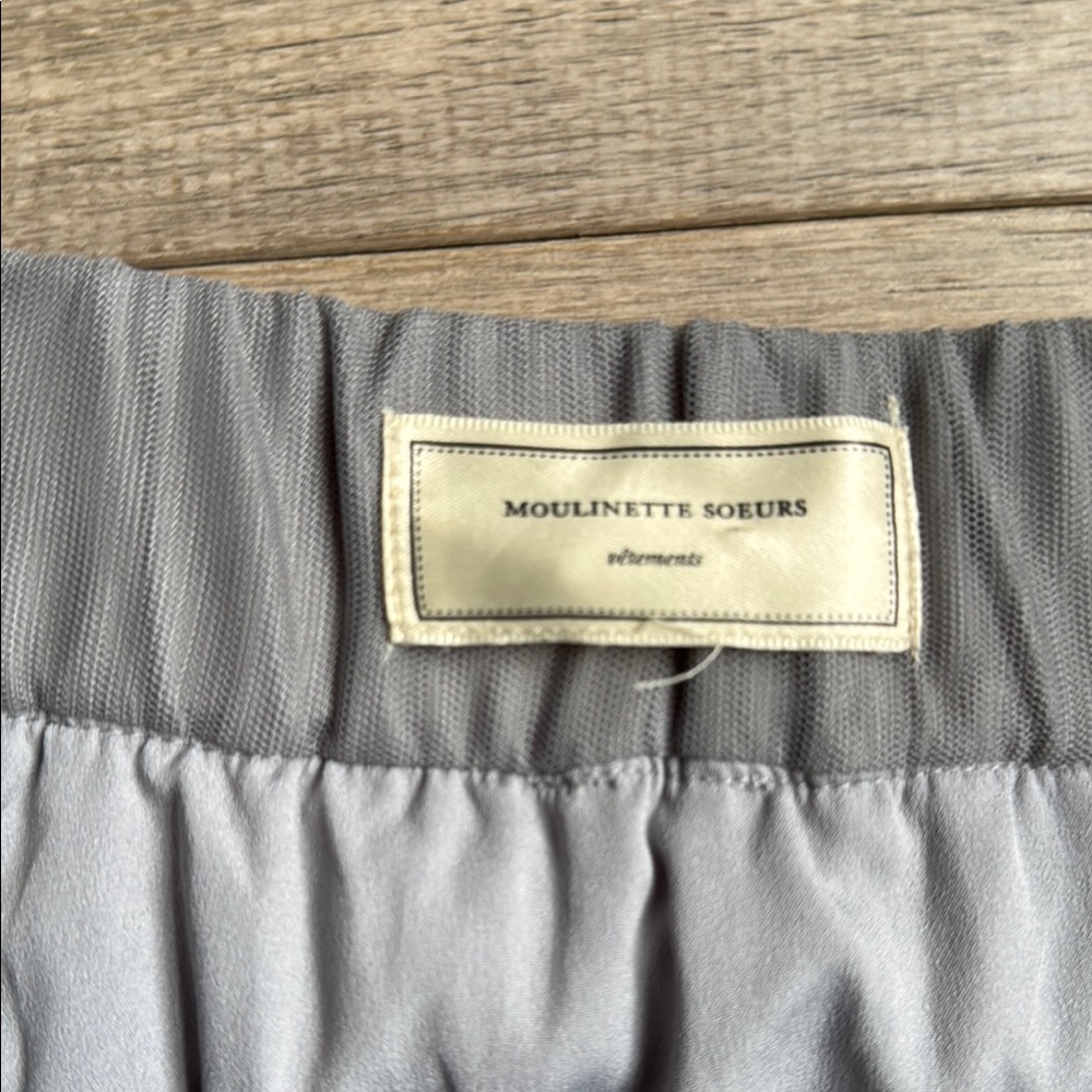 Moulinette Soeurs Silver Embellished Mini Skirt - Picture 7 of 9